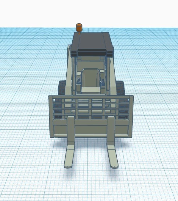Mini Elévateur de type "Bobcat 553 " - 1/48 - Photo 4/4