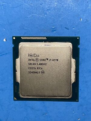 Intel Core SR149 I7-4770 3.40GHz Processor CPU 