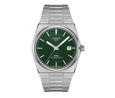 Tissot PRX Powermatic 80 Men's Watch T1374071109100 - 40mm, Green Dial, Grey Str