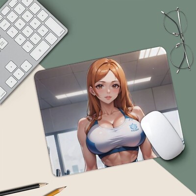 Inoue Orihime BLEACH Keyboard Mice Mat Desk Pad Game Playmat 9.8x11.8inch
