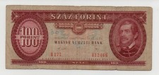 HUNGARY 100 FORINT 1989 PICK 171H LOOK SCANS