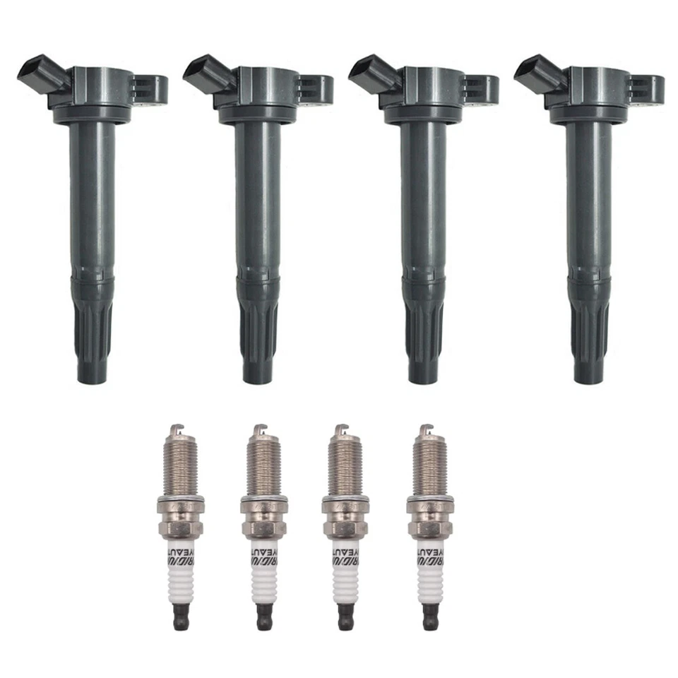 Bobinas de encendido 4 piezas + bujías 4 piezas para Toyota RAV4 L4 2009-2018 2,5 L UF487 Foto 2 de 4