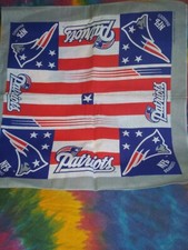 New England Patriots 21" X 21" Bandanna - Free Shipping