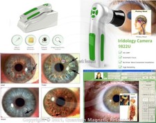 Portable 12MP H-D 30x Iriscope Iris Analyzer Iridology Camera Chart 9811U Model