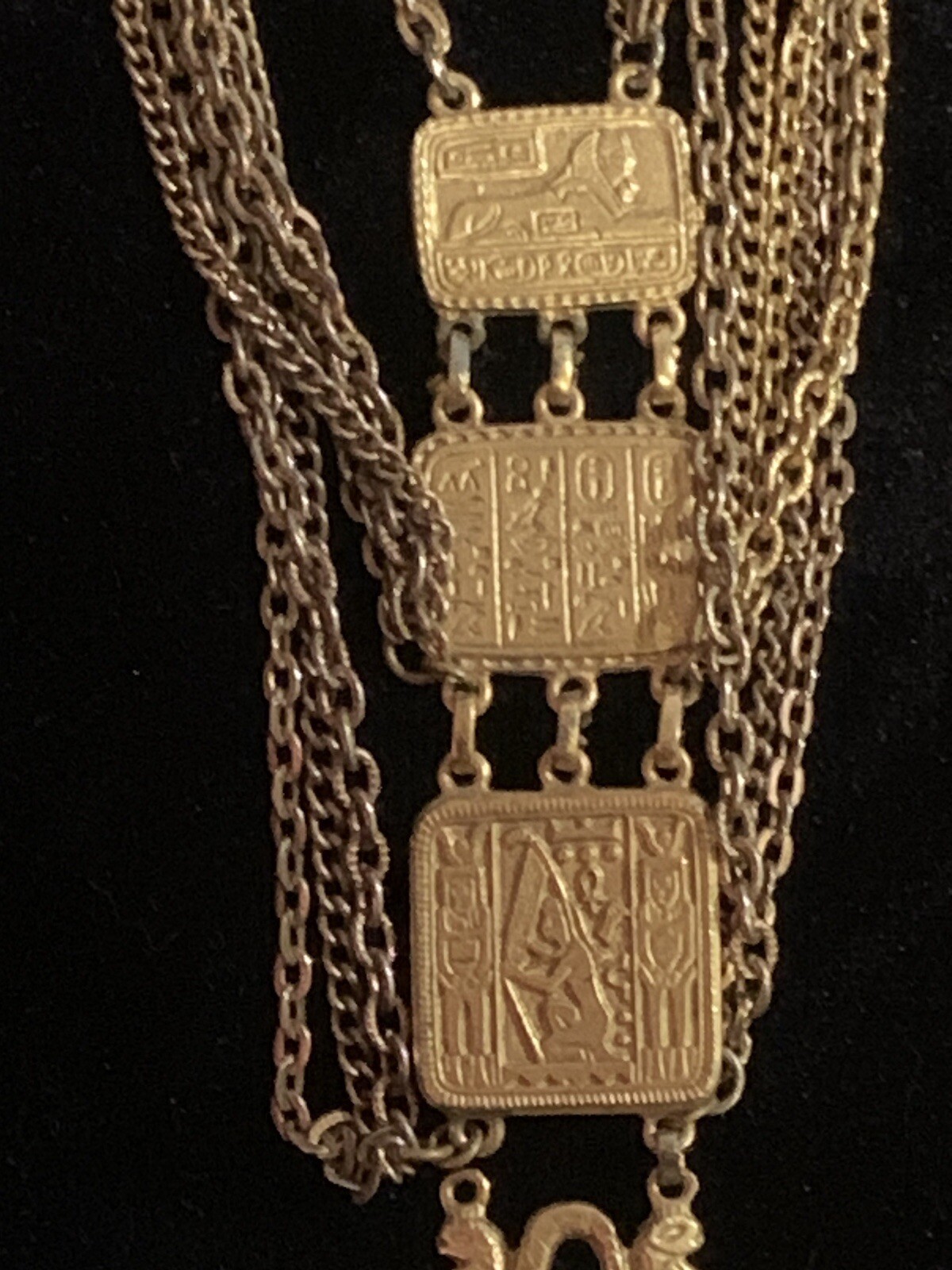 Vtg Kenneth Jay Lane Egyptian Revival Storyteller… - image 8