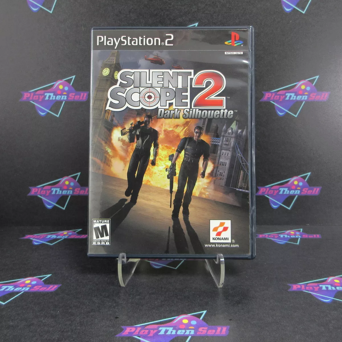 Silent Scope 2 Dark Silhouette PS2 PlayStation 2 + Reg Card - Complete CIB  83717200260