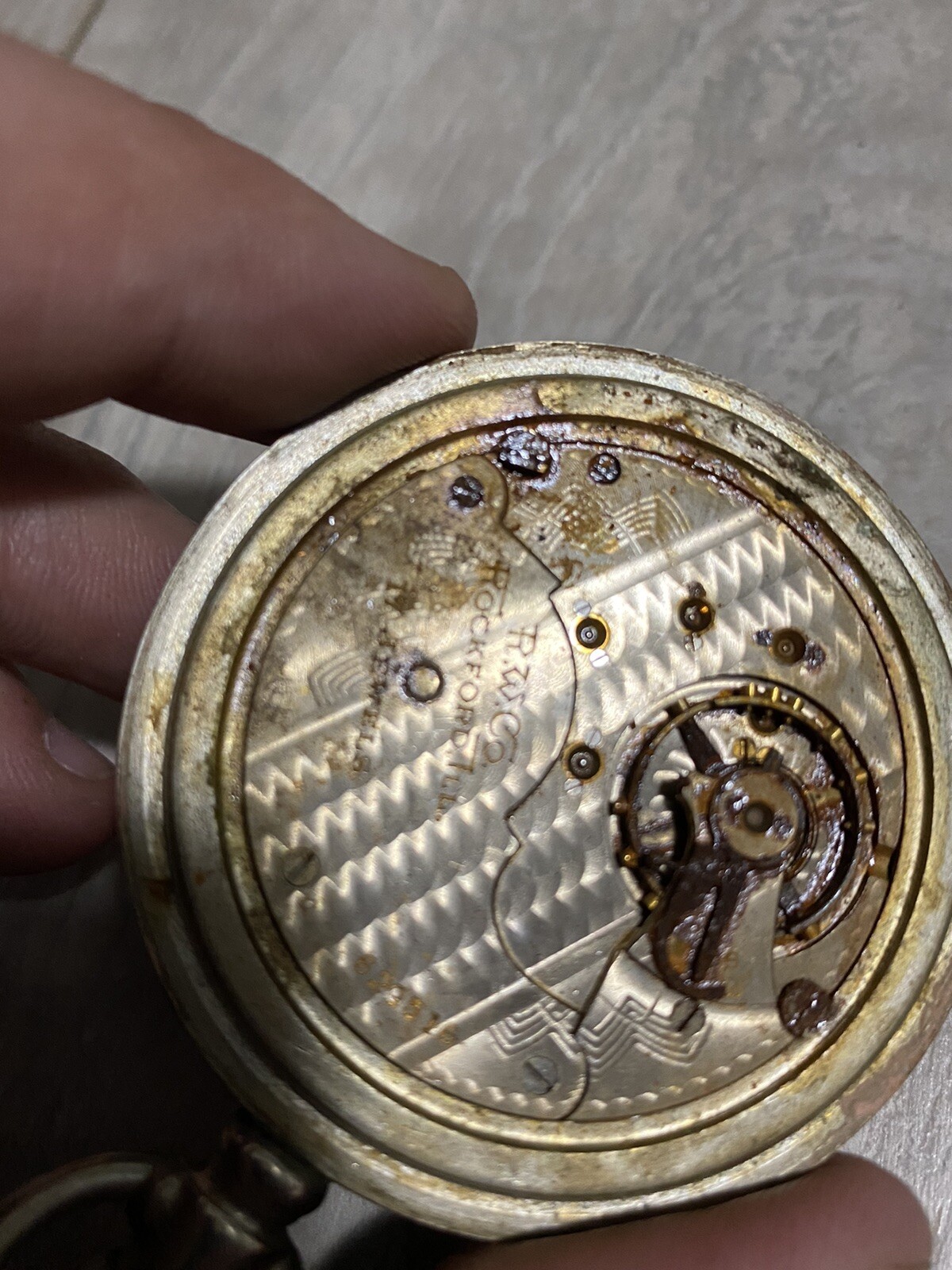 Rockford Watch Co. Grade 935 Pocket Watch image 1