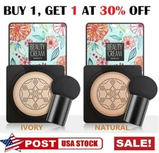 Air Cushion Mushroom Head CC BB Cream Concealer Moisturizing Makeup Foundation