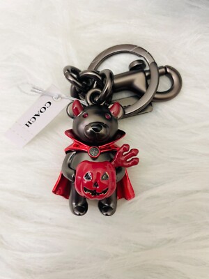 coach♡パンダ型レザーキーホルダー coach コーチ パンダ型レザーキーホルダー キーリング coach