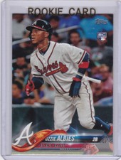 OZZIE ALBIES ROOKIE CARD 2018 Topps Atlanta BRAVES MLB Baseball RC