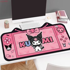 Large Cartoon Kuromi Mouse Pad Non-slip Keyboard Pad Office PC Table Mat 80x40cm
