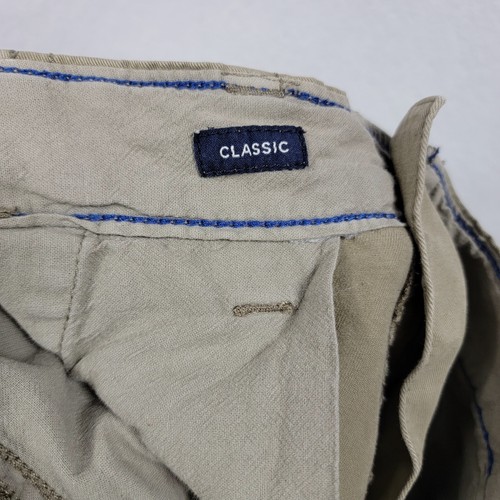 Pantalones cortos clásicos American Eagle Cargo para hombre 32 caqui bronceado con botones bordados Y2K - Imagen 9 de 13