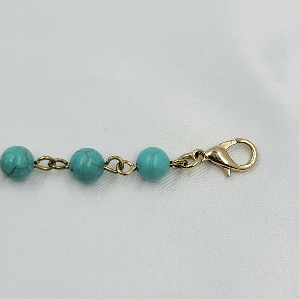 HSN Marlyn Schiff Blue Beaded Layered 16" Necklace Preowned Jewelry eBay