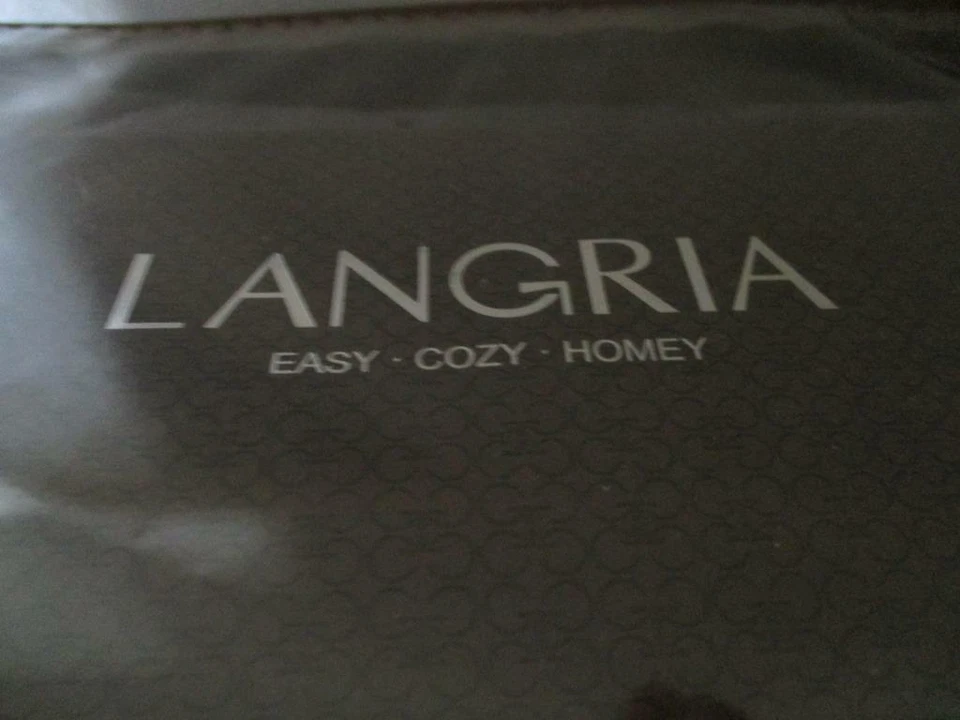 Manta con peso Langria 15 libras gris liso 48" x 72" nueva caja abierta artículo Foto 2 de 2