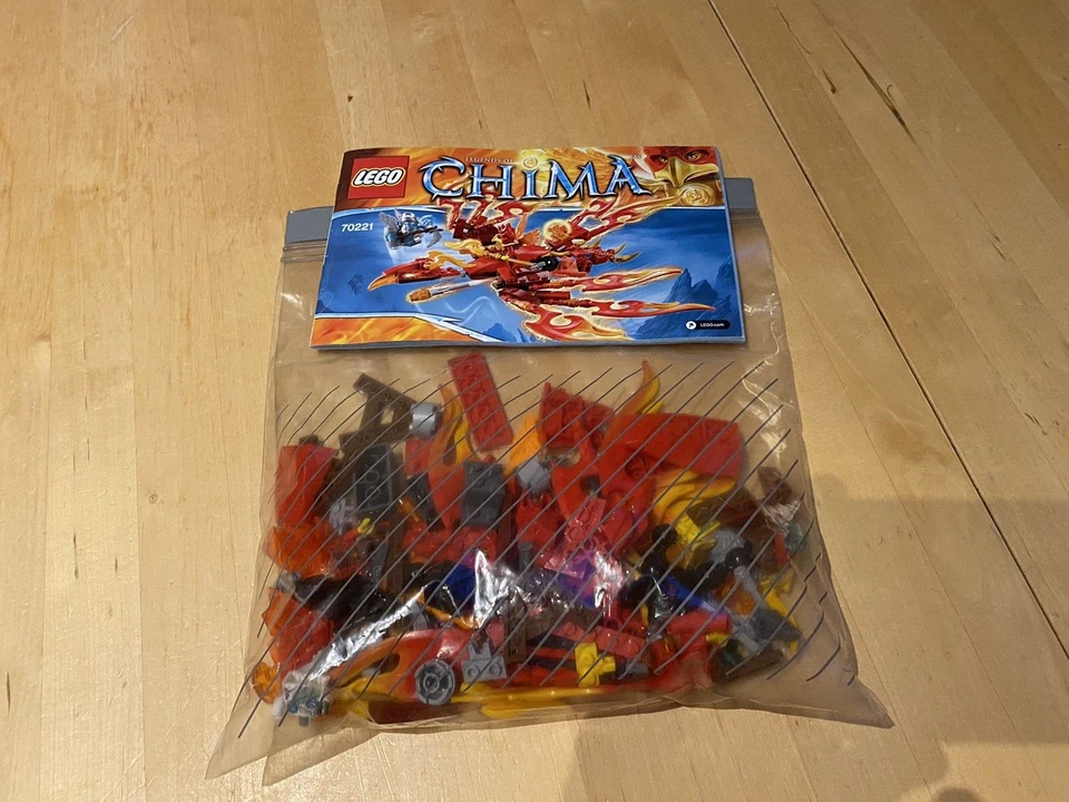 Lego Legends of Chima 70221 Flinx’s Ultimate Phoenix y 2 minifiguras - COMPLETO Foto 4 de 4