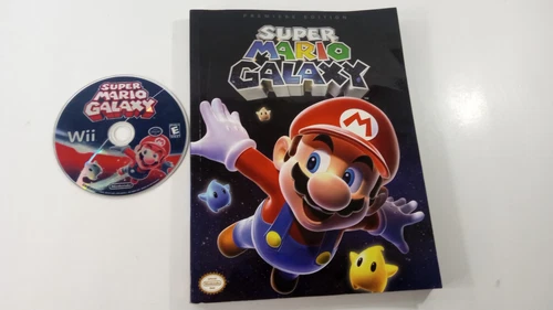 Super Mario Galaxy Nintendo Wii Disc Only + Guidebook