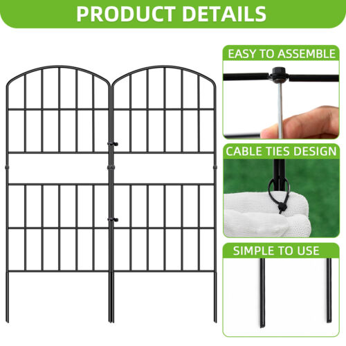 Garden Fence 10 Pack 36in (H) x 11ft (L) Metal Fence Rustproof Animal Barrier Bo - Picture 4 of 9