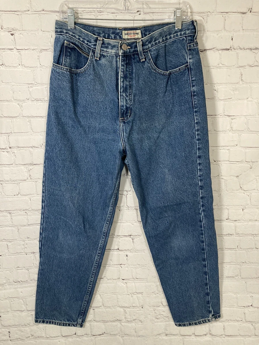 Vintage 90s GUESS Jeans Mens High Waist 1990s 80 s USA Made