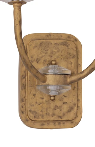 Minka Lavery Atella 2 Light Wall Sconce, Ashen Gold - Picture 3 of 5