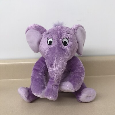 Kohl's Cares Purple Elephant Plush Stuffed Toy The Nose Book 11