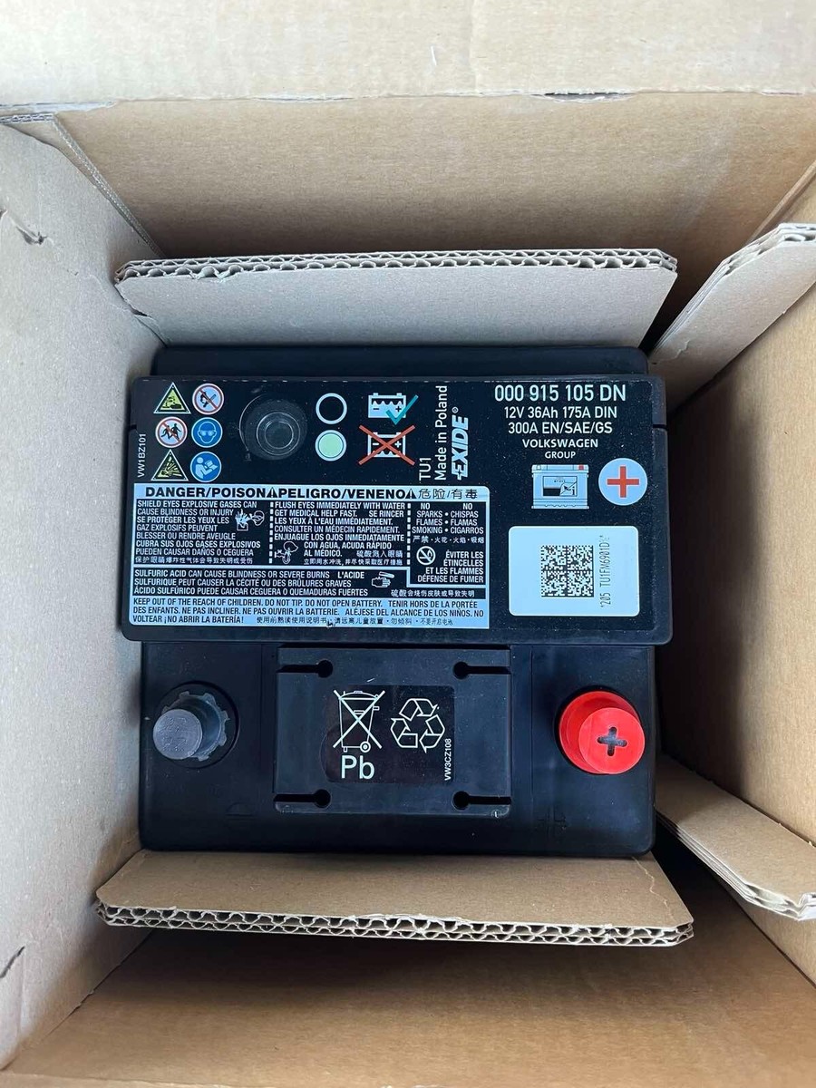 Porsche Lithium Battery 12V 36Ah Genuine V04015001HH 000915105DN