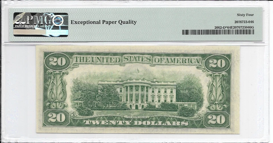 1950C $20 CLEVELAND * STAR * ⭐️ FRN. PMG Choice Uncirculated 64 EPQ Banknote. - Image 3 of 3