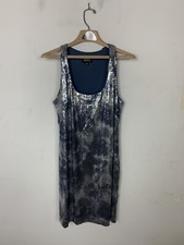 Adrianna Papell Womens Dress 10 Tie Dye  All Over Sequin Party New Years Date