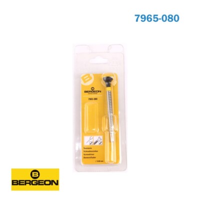 Tournevis Dynamométrique Bergeon 7965-080 - Acier Inoxydable - 0,80 Mm - Fabriqué En Suisse - Neuf Avec Étiquette