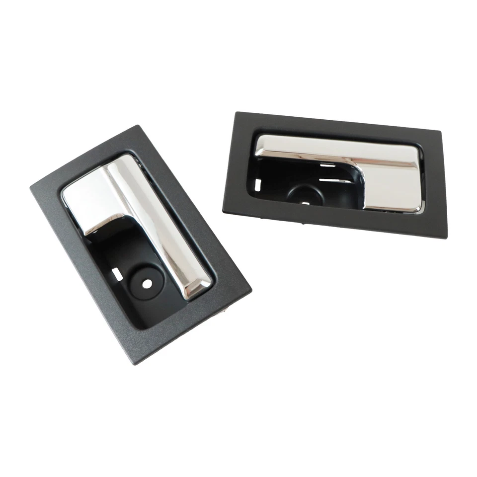 Inside Interior Door Handle Driver Pair Platinum Chrome For Ford F150 09-14 3.5L - Image 3 of 4