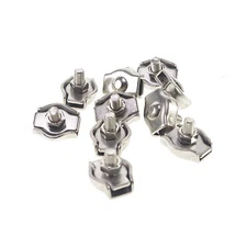 M2 M3 M4 M5 M6 M8  304 SS Simple Post Wire Rope Clip Cable Clamp