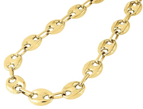 10K Yellow Gold 12MM Wide Puffed Gucci 