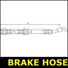 Brake Hose Rear FOR MAZDA 626 IV 1.9 2.0 97->02 Diesel Petrol Apec