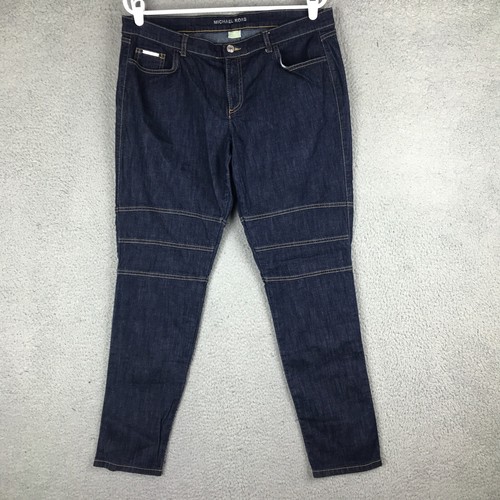 MK Michael Kors mittelgroße skinny stretchblaue Damenjeans Größe 14