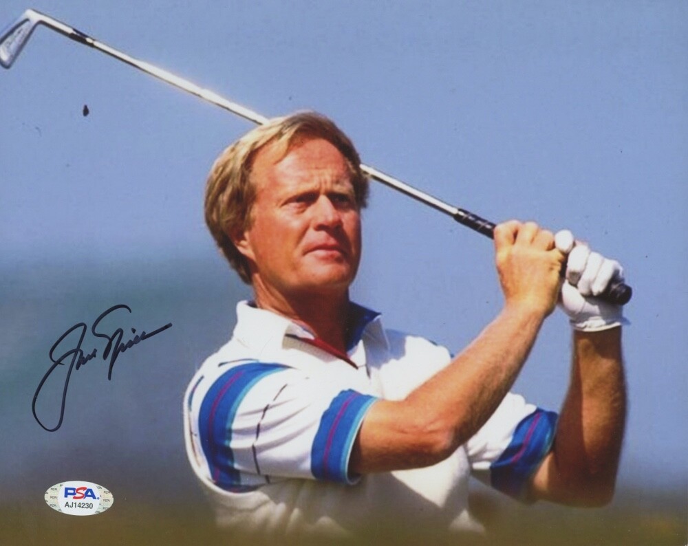 Jack Nicklaus Autographed Signed 8x10 Photo PSA COA A2 