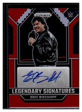 2023 Panini Prizm WWE Legendary Signatures  AUTO ERIC BISCHOFF RED PRIZM /99