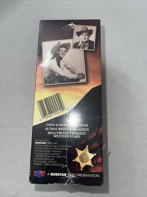 10 Star-Studded Westerns- (3 VHS Tape Set 1996) BRAND NEW SEALED