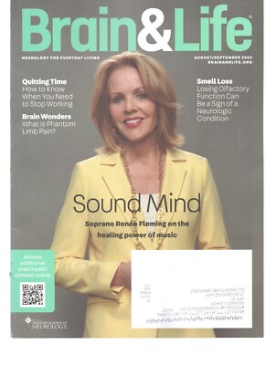 Brain & Life Magazine August 2024 Phantom Limb Pain Smell Loss Sound Mind Music
