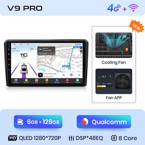 8 Core 4+64GB Carplay Android 13 Autoradio GPS Navi WIFI Für Audi A3 S3 RS3 8P - Bild 4 von 15