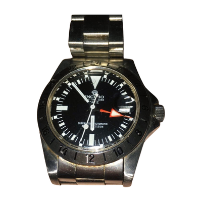 INCIPIO 9 Explorer 2 Automatic Watch 1655 24h Date SS Used | eBay