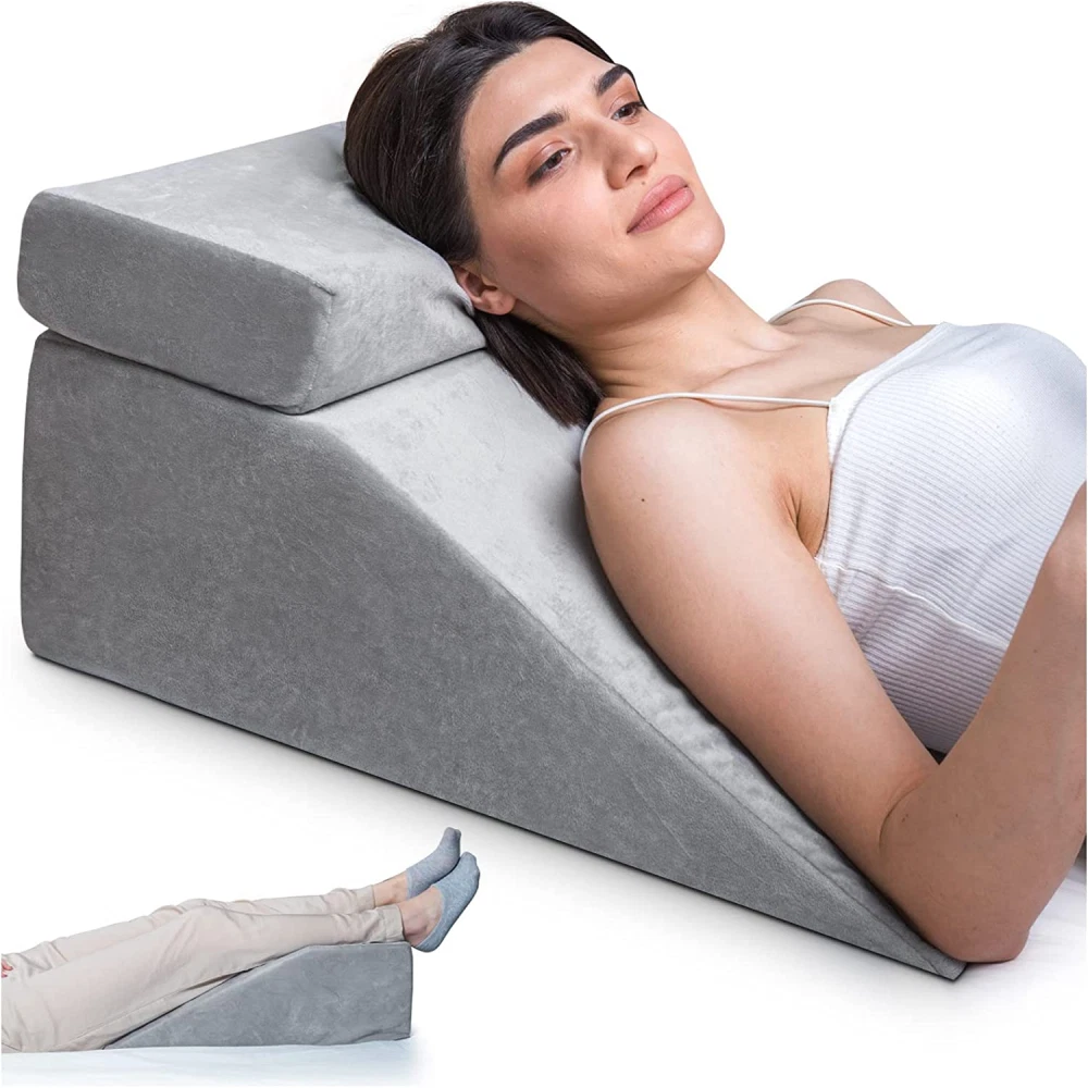 Wedge Pillow for Leg Elevation