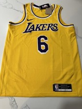 Los Angeles Lakers Authentic Nike Men s Lebron James Jersey Medium Retail 110