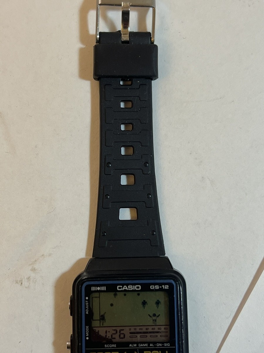 ジャンク‼️超レア！CASIO GAME watch GS-12 80s Casio Game watch GS-12 and GD-8 - YouTube