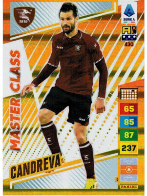 Panini Adrenalyn XL Fußballer 2023-24 N.430 Candreva Master Class Salernitana