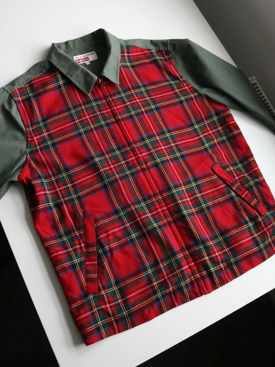 Supreme x Comme Des Garcons (CDG) 15-16 Tartan Work Jacket FW15