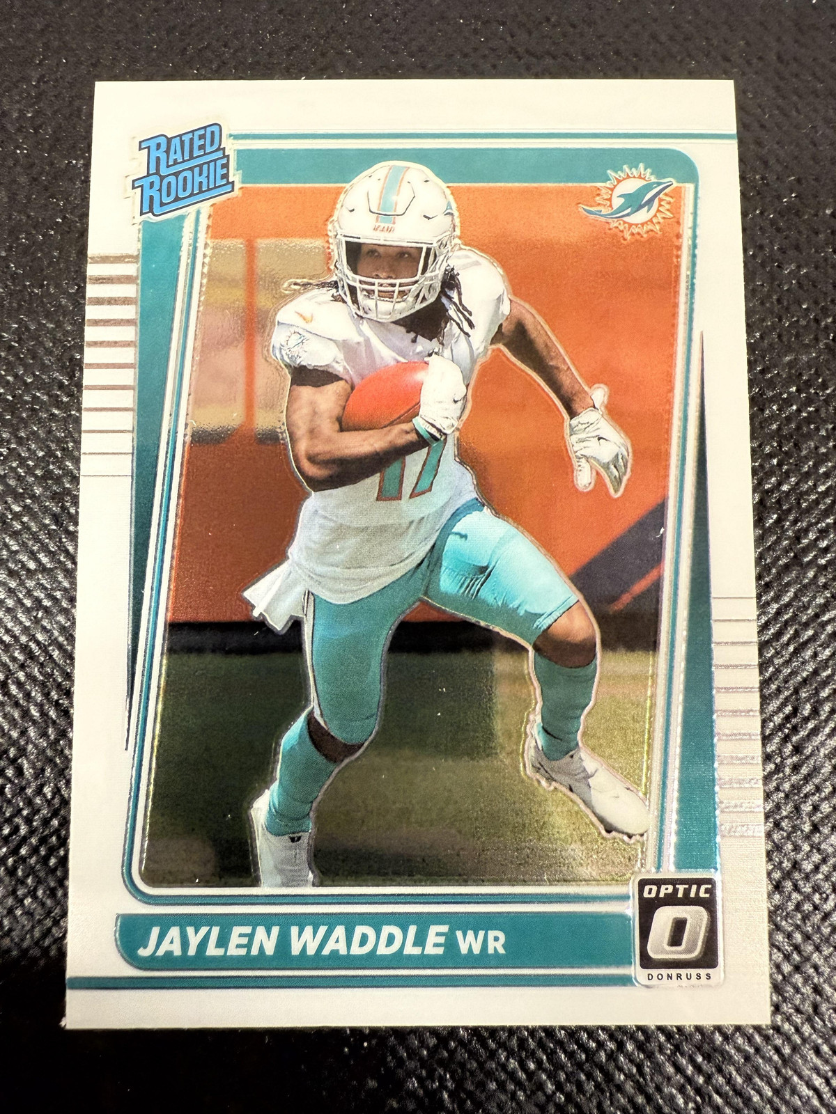 2021 Donruss Optic #208 Jaylen Waddle Miami Dolphins Rated Rookie
