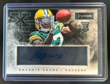 2014 Panini Playbook Davante Adams Rookie Xs and Os Signatures RC Auto #/75