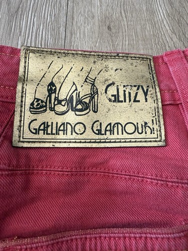 John Galliano Cool Design Iconic Mini Skirt Pink Sexy Casual Size 40 - Picture 10 of 10