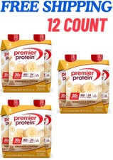 Premier Protein Shake, Bananas Cream, 30g Protein, 11 fl oz, 12 Ct