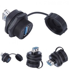 Connettore USB impermeabile presa USB 3.0 impermeabile montaggio a pannello 1 pz