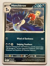 2025 POKEMON ME02 PHANTASMAL FLAMES: HONCHKROW 58/94 REVERSE HOLO NM